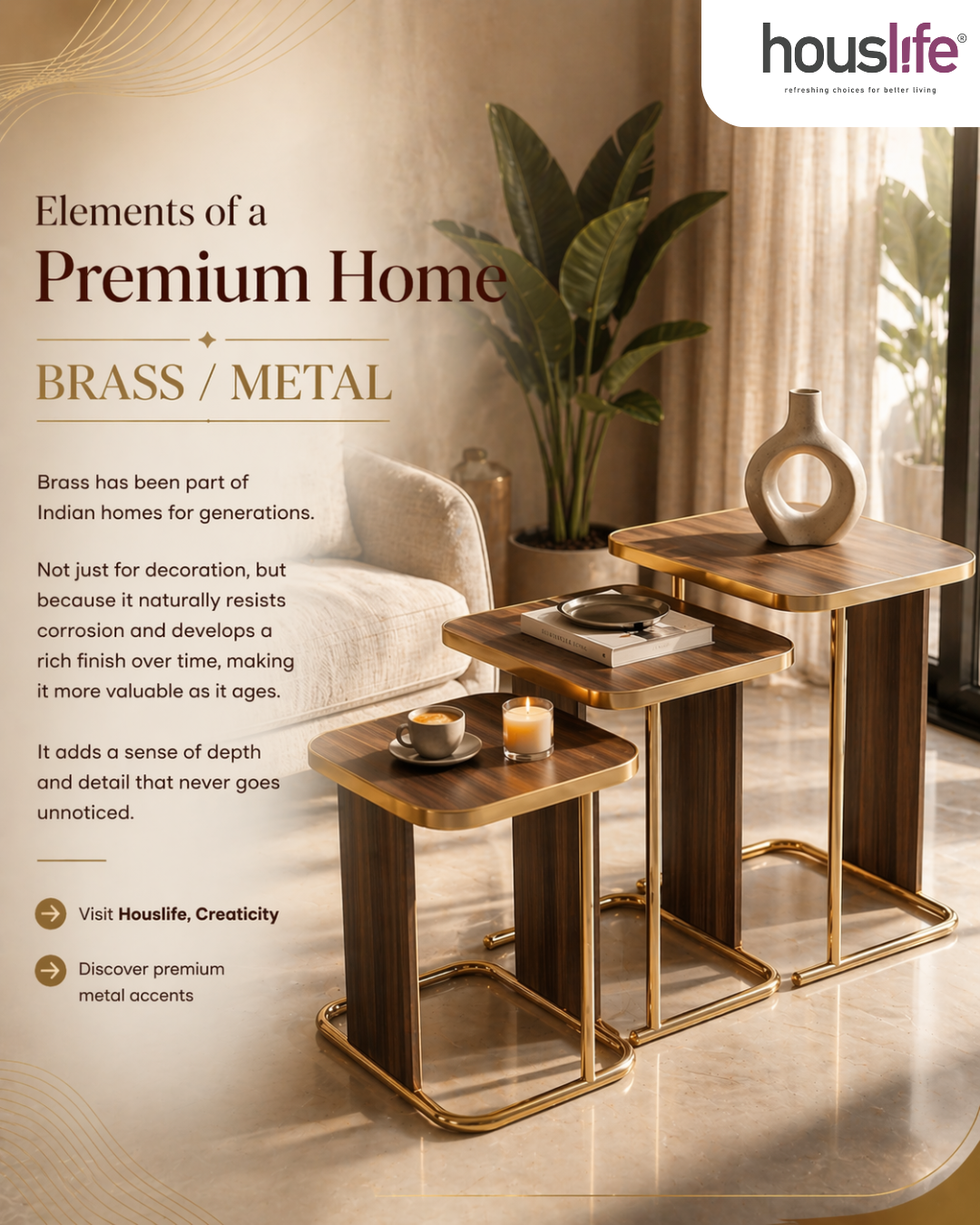 Brass Houselife Brand Poster